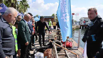 Kocaeli'de 500 gönüllü ile 1 ton atık toplandı