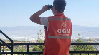 Sarıgöl ormanlarının güvenliği için duman gözcüleri görevde