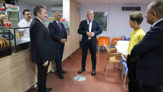 Başkan Söğüt, yenilenen okul kantinini inceledi