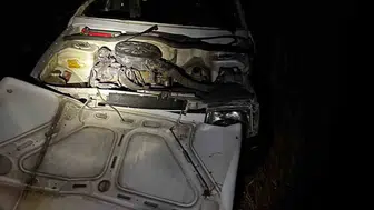 Babaeski'de trafik kazası: Kontrolden çıkan otomobil tarlaya uçtu