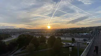 İstanbul'da sabah saatlerinde gün doğumu etkileyici anlar sundu