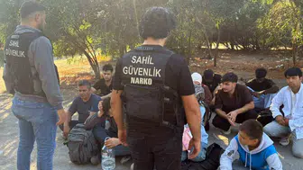 Dalaman'da düzensiz göçmenlere yönelik operasyon: 18 kişi yakalandı