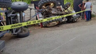 Van'da traktör devrildi, üç kişi hastaneye kaldırıldı