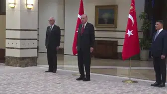 Cumhurbaşkanı Erdoğan, 5 büyükelçiden güven mektuplarını kabul etti