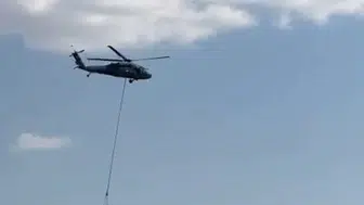 Elazığ'daki orman yangınında havadan müdahale hız kazandı