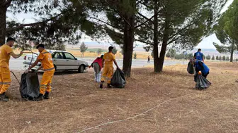 Kahramanmaraş'ta Kapıçam Tabiat Parkı'nda çevre temizliği yapıldı