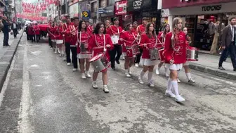 Zonguldak’ta gaziler günü kutlamasında kortej yürüyüşü gerçekleştirildi