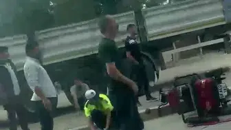 Adıyaman’da otomobil ve motosiklet çarpıştı: 1 yaralı