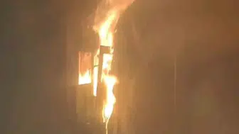 Bolu'da apartmanın elektrik panosunda yangın çıktı