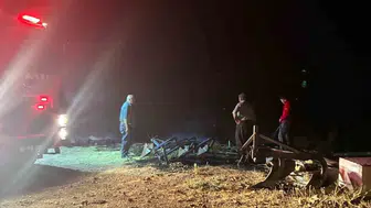 Gölbaşı'nda çıkan odunluk yangını hayvan ağılına ulaşmadan kontrol altına alındı