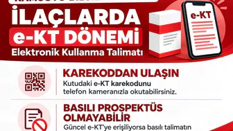 İlaç kutularındaki kullanma talimatı değişiyor: e-KT uygulamasına geçiş yapıldı