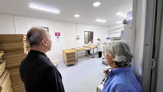 Manyas'ta makarna üretim tesisine inceleme yapıldı
