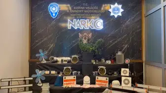 Edirne'de uyuşturucu üretiminde dev operasyon: İki kişi tutuklandı