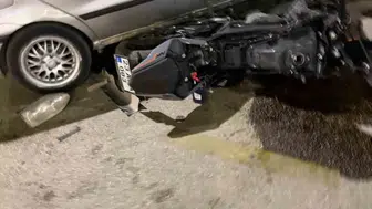 Elazığ'da otomobil ve motosiklet çarpıştı: yaralı var