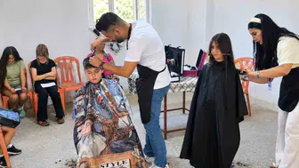 Söke Belediyesi çocuklara yönelik ücretsiz saç tıraşı hizmeti başlattı