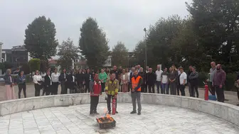Düzce'de yangın söndürme eğitimi ile tatbikat gerçekleştirildi