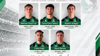 Sakaryaspor altyapısından 5 genç yetenek A takıma katıldı