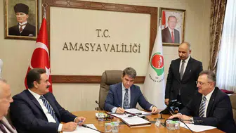 Gümüşhacıköy OSB'nin kuruluş protokolü imzalandı