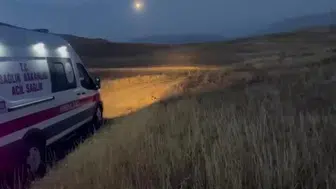 Van'da düşme sonucu yaralanan vatandaş için sağlık ekiplerinden hızlı müdahale