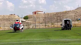 Kalp krizi geçiren 48 yaşındaki hasta hava ambulansıyla Malatya’ya ulaştırıldı