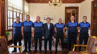Zabıta Haftası dolayısıyla vali sözer zabıta personelini kabul etti