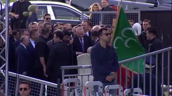 Cumhurbaşkanı Erdoğan, yağlı güreş Cumhurbaşkanlığı Kupası finalini izledi