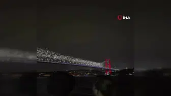Avrupa şampiyonluğu sevinci 15 Temmuz Köprüsü’nde kutlandı