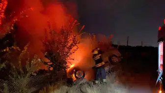 Erzincan'da araç yangını kontrol altına alındı
