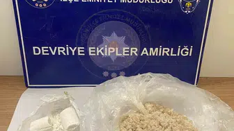 Keşan'da ticari takside 157,61 gram uyuşturucu madde bulundu