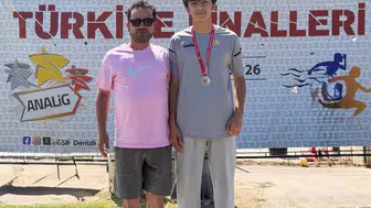 Erzincanlı atlet ali eren yüksel, uzun atlamada Türkiye ikinciliği kazandı