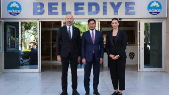 Tokat Belediye Başkanı Yazıcıoğlu, Söke'de merhum vali için bir araya geldi