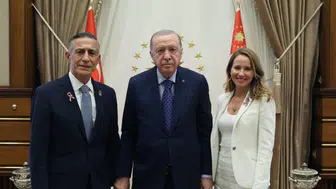 Cumhurbaşkanı Erdoğan, ABD'li milletvekili Darrell Issa'yı ağırladı