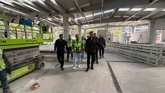 Eskişehir Kurtuluş Kapalı Pazar Yeri’nde fiziki gerçekleşme yüzde 75’e ulaştı