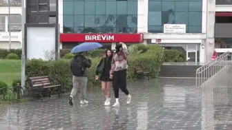 İstanbul’da beklenen yağış Anadolu Yakası’nda etkili olmaya başladı