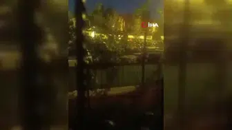 Gizemli kişinin otoparkta yaptığı şoke edici hareketler