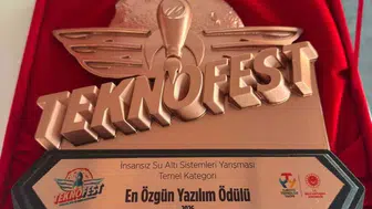 Şahinbey Zağanos Takımı, TEKNOFEST’ten ödülle döndü