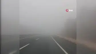 Kastamonu'da etkili olan sis, görüş mesafesini azaltıyor