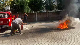 Muğla'da yangın eğitimi ile acil durum hazırlıkları güçlendirildi