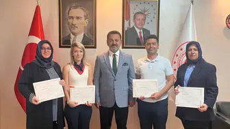 Bilecik'te başarılı personele teşekkür belgesi verildi