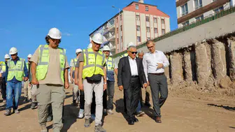 Kayseri'de Kartal Kavşağı'ndaki tünel çalışmaları hız kesmeden devam ediyor