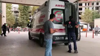 İnegöl'de balkondan düşen 4 yaşındaki çocuk hastaneye kaldırıldı