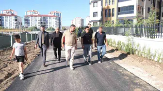 Sorgun'da modern yaşam alanları için bisiklet ve yürüyüş yolları inşa ediliyor