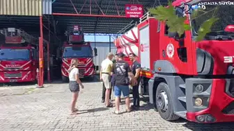 Alman itfaiyeci Türkiye sevgisini meslektaşlarıyla paylaşıyor