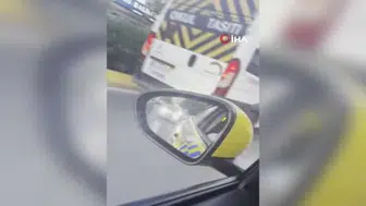 Esenyurt’ta trafik kavgası: Taksici ve sürücü arasında gergin anlar