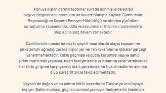 Şahin Sucukları usulsüzlük iddialarını yanıtladı: Sürece özen gösteriyoruz