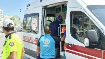 Adıyaman’da otomobil ile motosiklet çarpıştı, hamile kadın yaralandı