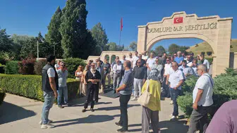 Kütahya'da okul müdürleri Dumlupınar'ın tarihini yerinde keşfetti