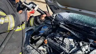 Dörtyol'da araç yangını kontrol altına alındı