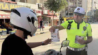 Elazığ'da yapılan denetimlerde 89 motosiklet sürücüsüne toplam 848 bin lira ceza kesildi