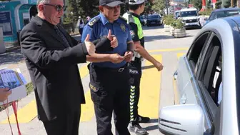 Bilecik'te yaya önceliği konusunda trafik farkındalığı etkinliği düzenlendi